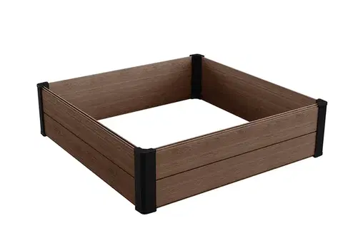 Kvetináče a truhlíky Vyvýšený záhon MAPLE hnědá Rojaplast