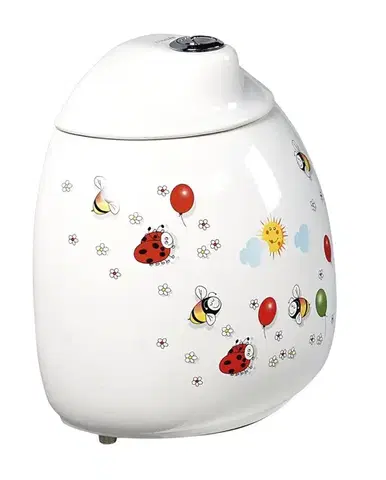 Doplnky do kúpeľne SAPHO - KID keramická nádržka pre WC kombi, dekor CK400.00CB00E.FF00