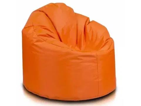 Sedacie vaky a kocky Sedací vak hruška Star polyester TiaHome - Oranžová