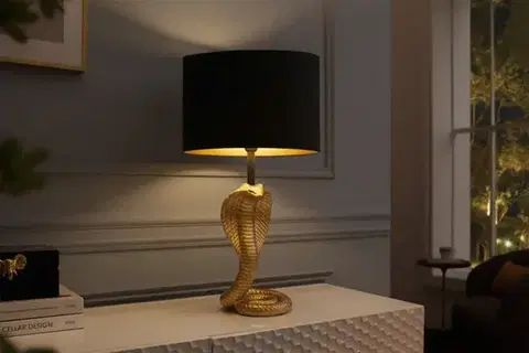 Osvetlenie Stolová lampa SERPENTIS Dekorhome