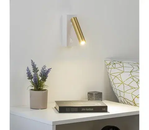 Svietidlá BRILAGI - LED Nástenné bodové svietidlo MAYA LED/3W/230V 4000K biela/zlatá BRI091