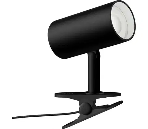 Lampy  08291L - Lampa so svorkou PUNTO 1xGU10/9W/230V čierna 08291L
