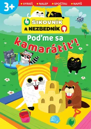 Nalepovačky, vystrihovačky, skladačky Poďme sa kamarátiť! Šikovník a Nezbedník