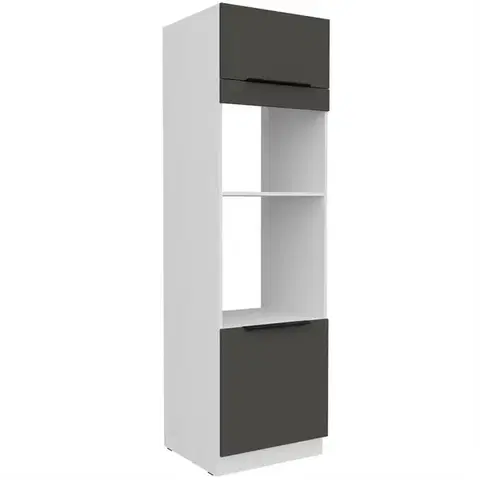 Kuchynské skrinky stojace Kuchynská skrinka Aria-Gr/Wh Anti Fingerprint 60dpm-210 2f