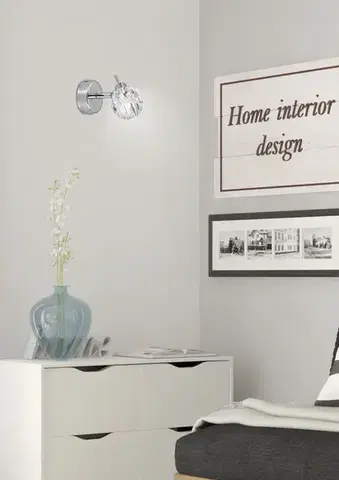 Nástenné svetlá Nástenná lampa 1X40W G9 chróm BOMBOLA