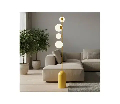 Lampy EMIBIG Stojacia lampa ETNO 4xG9/8W/230V oranžová 1502/LP4
