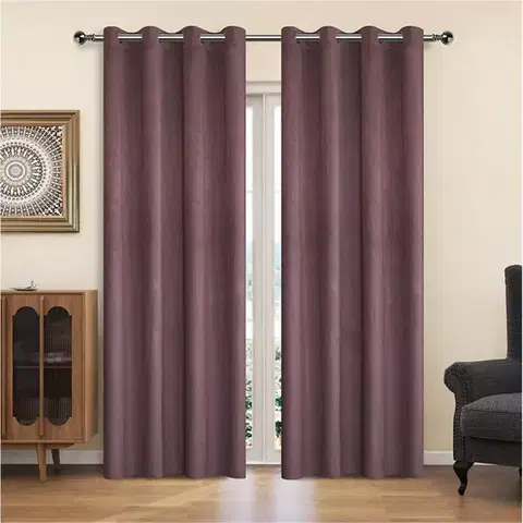 Metrážne závesy Závesový materiál YC11933/200G/138 vres 150 cm Tovar na mieru