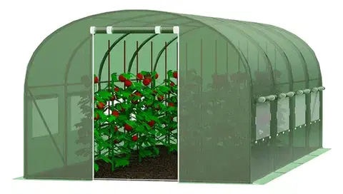 Foliovníky Záhradný fóliovník 3x6m zelená