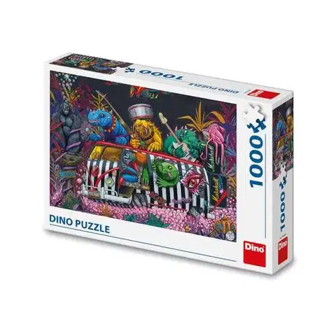 1000 dielikov Dino Puzzle Príšerky 1000 Dino
