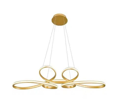 Svietidlá Viokef Lighting LED luster na lanku JILL LED/53W/230V zlatý 4263100