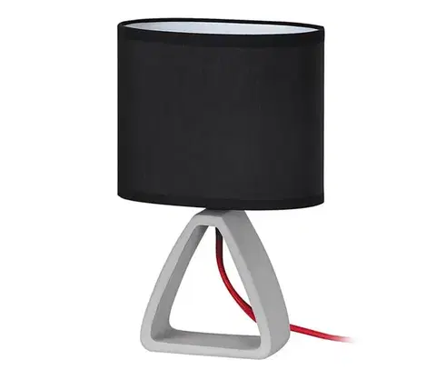 Lampy Rabalux 4338 - Stolná lampa HENRY 1xE14/40W/230V čierna