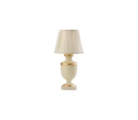 Lampy ONLI - Stolná lampa IMPERIALE 1xE27/22W/230V 56 cm béžová 222/L
