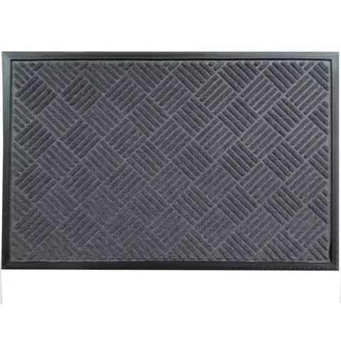 Koberce Rohožka reliéfna antracit premium 60x90
