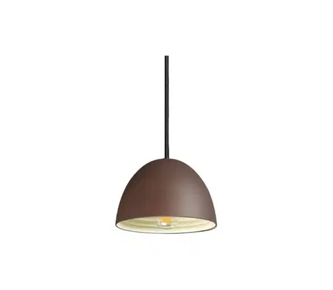 Svietidlá Ideal Lux - Luster na lanku FOLK 1xE27/60W/230V pr. 18 cm hnedá 174204
