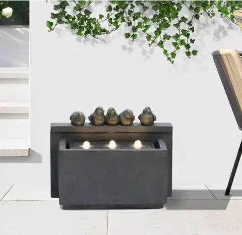 Záhradné dekorácie Záhradná fontána  WXF2206161+LED