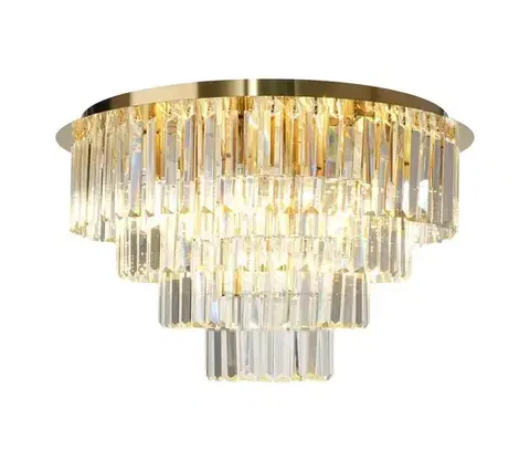 Svietidlá  Stropné svietidlo MILANO 9xE14/40W/230V zlatá ML1024