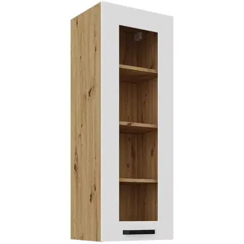 Kuchynské skrinky visiace Kuchynská skrinka Luna biela mat/artisan 40GS-108 1F