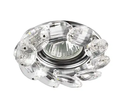 Svietidlá LUXERA  - Bodové svietidlo CRYSTALS 1xGU10/50W/230V 
