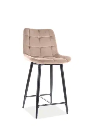 Barové stoličky KIK barová stolička, Bluvel 28 - krémová
