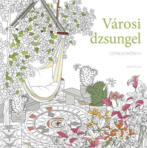 Maľovanky pre dospelých Városi dzsungel - Színezőkönyv