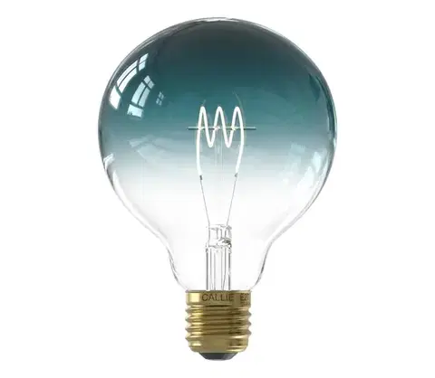 LED osvetlenie  LED stmievateľná žiarovka FILAMENT G125 E27/4W/230V 1800K modrá 8712879146926