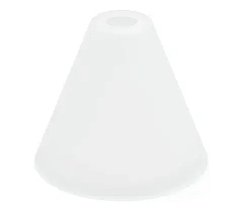 Lampy  Náhradné sklo k lustru E27 pr. 23 cm biela 8811