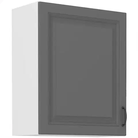 Kuchynské skrinky visiace Kuchynská skrinka Stilo dustgrey/biely 60g/72 1f