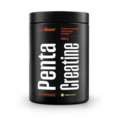 Viaczložkový kreatín GymBeam Penta Creatine zelené jablko