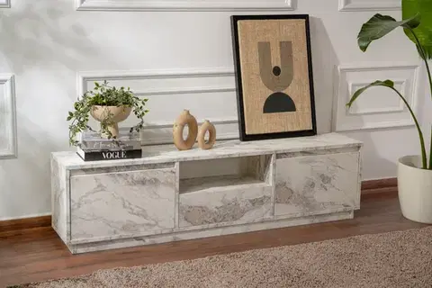 TV stolíky TV stolík Vanguard - Fressia Marble