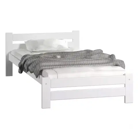 Postele pre dievčatá Posteľ Agata 90x200 Biela