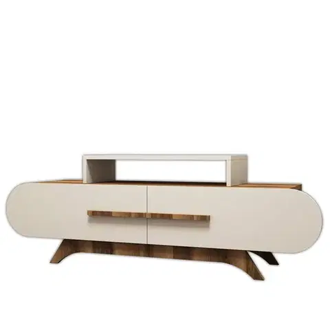 Konferenčné stolíky Televízny stolík Rose Walnut Cream