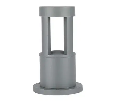 LED osvetlenie  LED Vonkajšia lampa LED/10W/230V 25cm 6400K IP65 šedá 128321