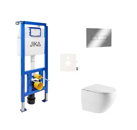 Záchody Závěsný WC set do lehkých stěn / předstěnová SAT SIKOJSTOR67CR SIKOJSTOR67CR