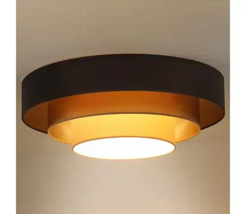Svietidlá  - LED Stropné svietidlo LUNETA LED/26W/230V pr. 60 cm 4000K hnedá/zlatá 606288