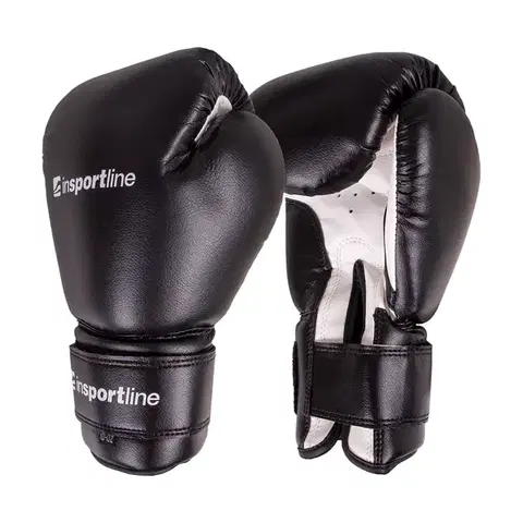 Boxerské rukavice Boxerské rukavice inSPORTline Metrojack čierno-biela - 8oz