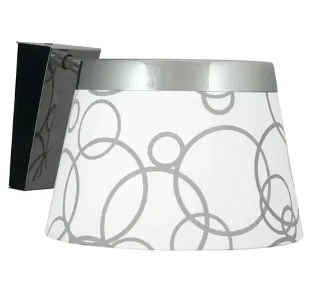 Nástenné svetlá Nástenná lampa 1X60W E27 biela chróm IMPRESJA
