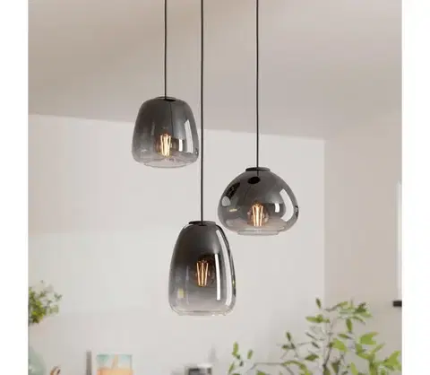 Svietidlá Eglo 900196 - Luster na lanku AGUILARES 3xE27/40W/230V pr. 43 cm 900196