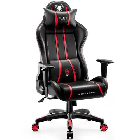 Otočné kreslá Otočné kreslo King Diablo X-One 2.0 čierna/červená