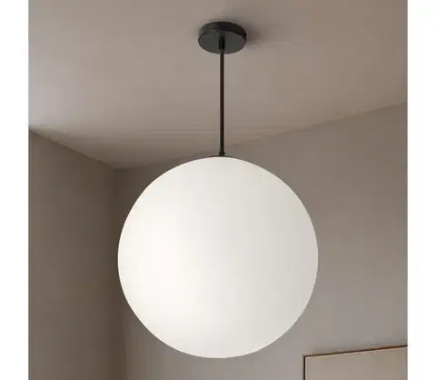 Svietidlá BRILAGI - Závesné svietidlo s lankom POLOS 1xE27/40W/230V pr. 40 cm čierne ALA-56955