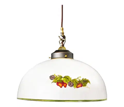Svietidlá Kolarz 731.30.121 - Luster na lanku NONNA 1xE27/75W/230V pr. 20 cm víno/jahody 731.30.121