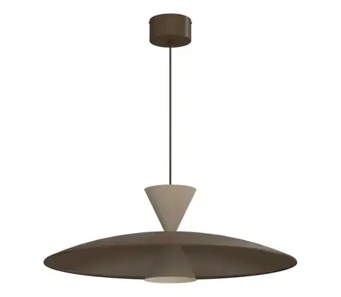 Svietidlá  Závesný luster na lanku MISTIC 1xGX53/15W/230V hnedý 7988A