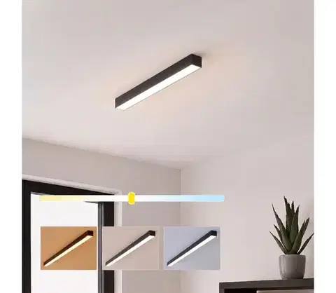 Svietidlá BRILAGI - LED stropné prisadené svietidlo FULLDAY LED, 10/15/20 W, 230 V, 2700/4000/6000 K, čierne BG47309CCT_PW