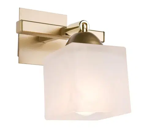Svietidlá  Nástenné svietidlo KLARA 1xE14/40W/230V zlatá KM-1.54 gold