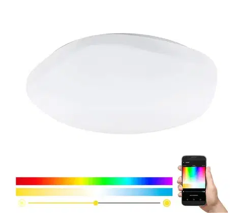 Svietidlá Eglo 33272 - LED RGBW Stmievateľné stropné svietidlo TOTARI-C LED/34W/230V + DO 33272