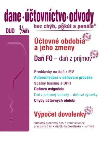 Dane, účtovníctvo DUO č. 8 / 2024 - Daň fyzickej osoby, Účtovné obdobia a ich zmeny