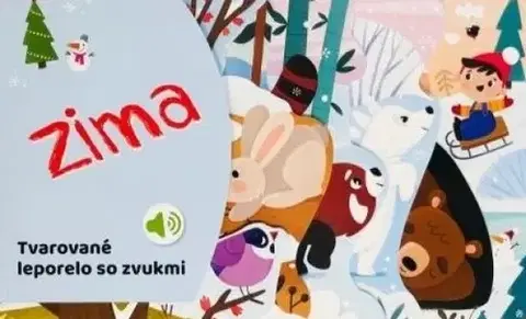 Zvukové knihy Zima - Tvarované leporelo so zvukmi