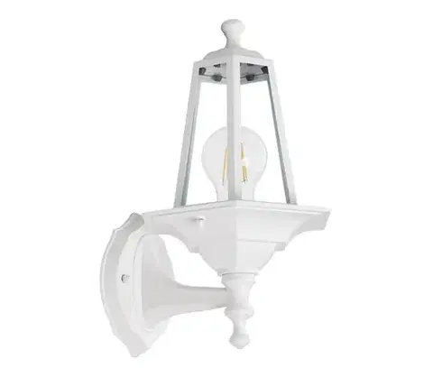 LED osvetlenie Eglo 55764 - LED vonkajšie nástenné svietidlo 1xE27/4W/230V IP44 biela 55764