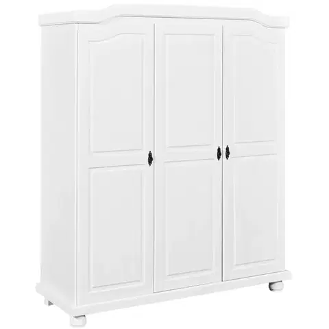 Šatníkové skrine Skriňa 20900110 Bastian 3d Borovica Biely