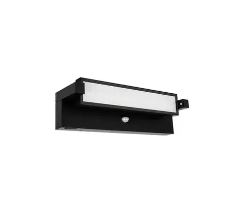Záhradné lampy  LED vonkajšie nástenné svietidlo so senzorom LED/36W/230V 3000/4000/6500K IP54 čierna COREO LED 36W CCT PIR