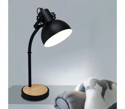 Lampy Eglo 43165 - Stolná lampa LUBENHAM 1xE27/28W/230V 43165
